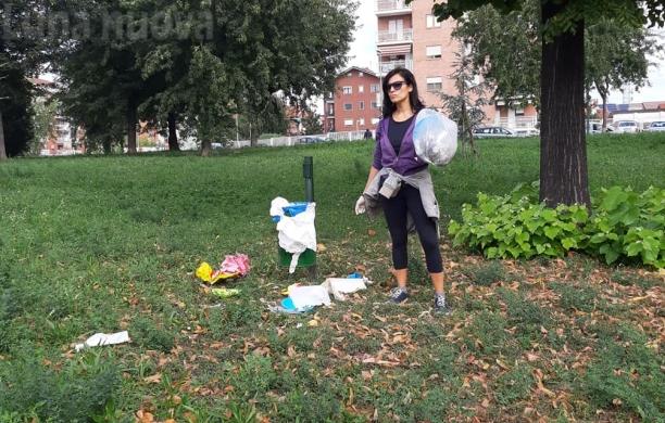 Grugliasco, la lotta solitaria di Stefania contro gli incivili 