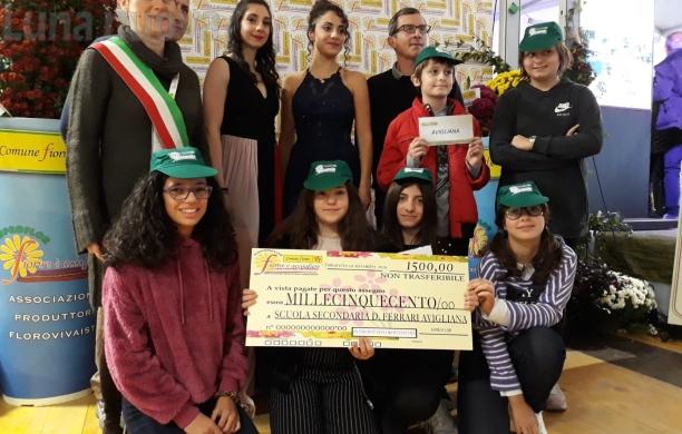 Avigliana, un premio ‘fiorito’ per città e scuola