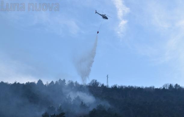 Un'altra domenica di fuoco e paura, colpito l'Inverso di Bussoleno
