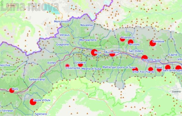 Coronavirus: la Vertical srl e i "big data" sulla valle di Susa