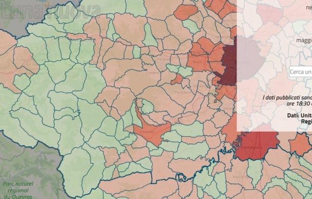 Valli e cintura: quasi un terzo di positivi in meno
