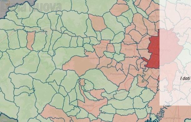 Valli e cintura: i positivi al Covid-19 si riducono a un terzo
