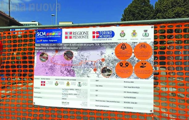 Collegno, servizio ciclabile metropolitano: la città sui pedali