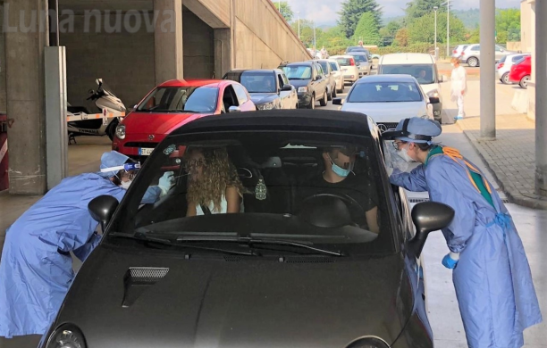 Rivoli, tamponi pit-stop per chi torna dall'estero