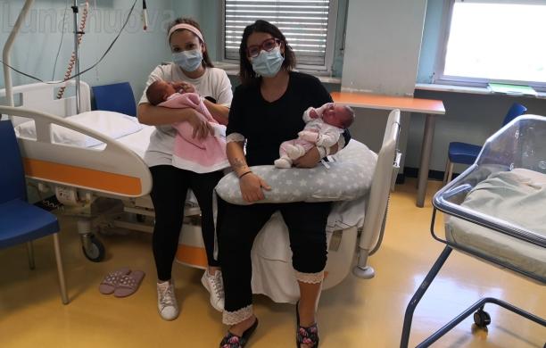 Condove-Avigliana, mamme insieme: un fiocco rosa per due sorelle