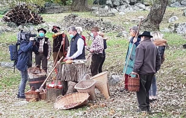 La diretta di “Geo” buca il video tra i castagneti di Villarfocchiardo
