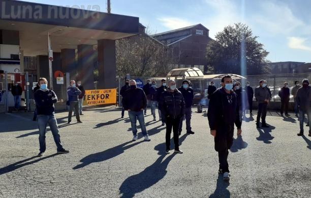 Avigliana, ex Tekfor: un martedì di tensione