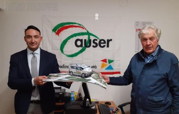 Giaveno, un Doblò nuovo per i servizi Auser: arriva con l’aiuto di Progetti del Cuore 