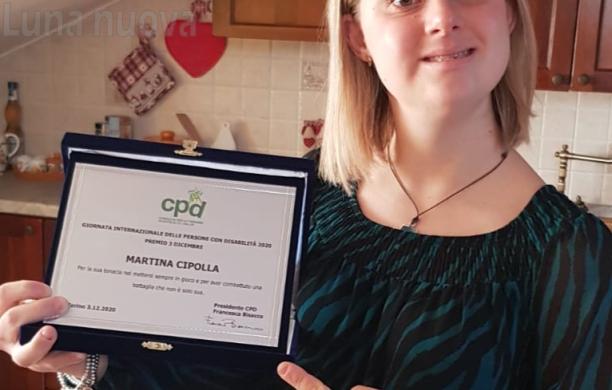 Martina, esempio per tutte persone con disabilità