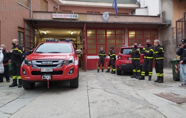 Almese: i vigili del fuoco volontari inaugurano il nuovo mezzo