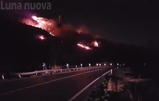 Novaretto-Villardora, venerdì di fuoco anche sulla collina della Seja
