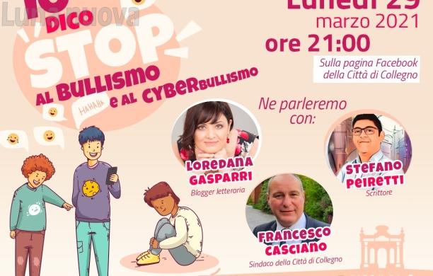 Collegno, il sindaco, la blogger e lo scrittore contro il bullismo 