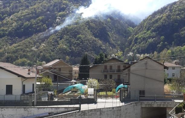 Chiusa S.Michele: incendio boschivo in località Ancarlino