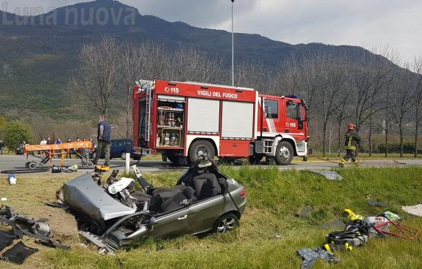 Caprie: esce fuori strada, due feriti estratti dalle lamiere