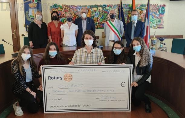 Sangano, il Rotary val Sangone al fianco degli studenti