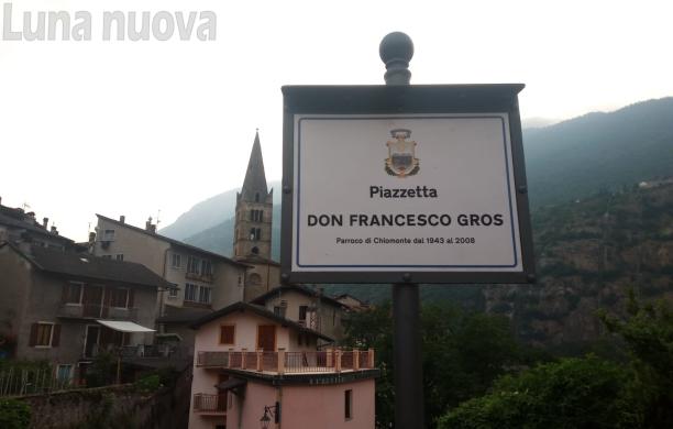 Chiomonte, un piazzale per ricordare don Fransouà