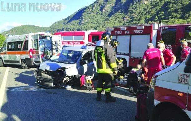 Condove, scontro alla Grangetta: ferita una donna