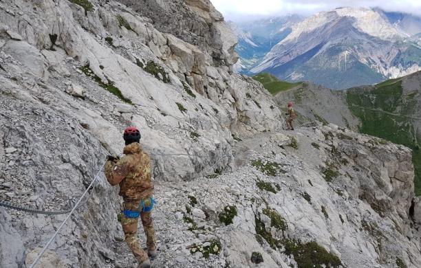 Punta Charrà, rinasce la Ferrata degli alpini