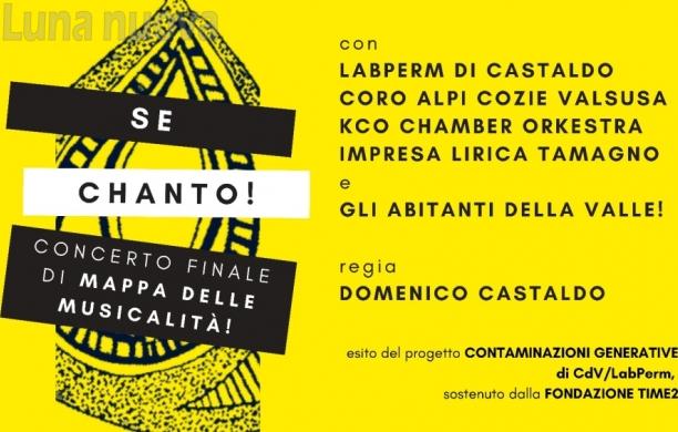 Stasera "Se Chanto" per chiudere in bellezza "Contaminazioni Generative"