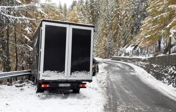 La prima neve è scesa sull'alta valle