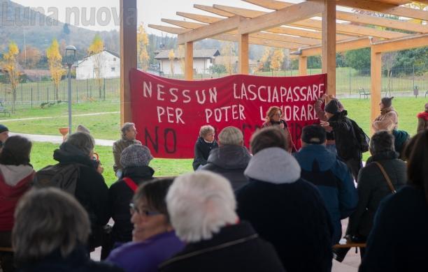 S.Ambrogio-Avigliana: in 300 per il debutto della "Rete No green pass Valsusa"