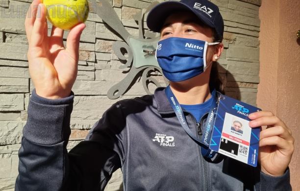 Alice, primi scambi con Nole e i marziani alle Atp Finals