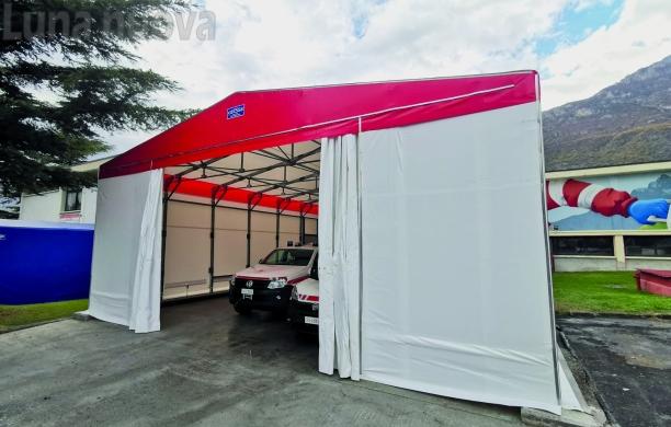 Bussoleno, il Covid porta l'hangar e l'ambulatorio mobile