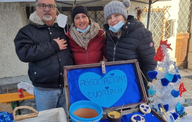 Susa, la solidarietà pulsa nei Cuoriblu