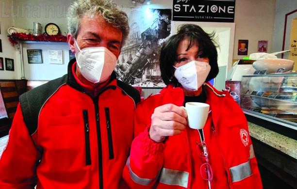 Susa, un caffè di speranza per la Croce Rossa