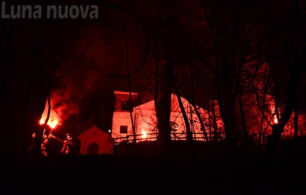 Caselette: è S.Abaco... e non è un incendio