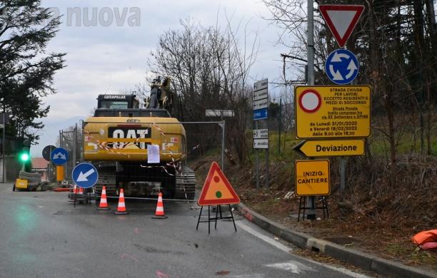 Strada chiusa tra Rivoli e Rosta: ma da quando?