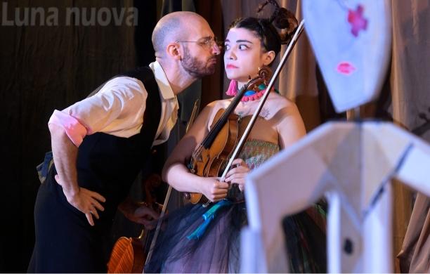 Eleonora Savini e Federico Carraro in un momento dello spettacolo Foto Peter Fischli/Lucerne Festival