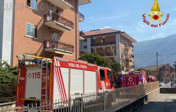 Condove: fuoco nell’alloggio, ora è inagibile