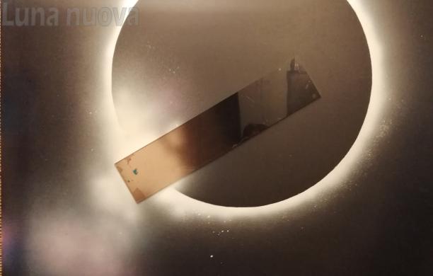 Almese: "Eclissi" al Ricetto, Claudio Giacone fra cielo e Terra