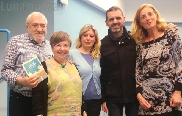 Da sinistra: Carlo Braccio, Carmen Minutiello e Lia Sponton dell’associazione Amandoli, il giornalista Matteo Spicuglia e Maria Cristina Soldi, sorella di Andrea