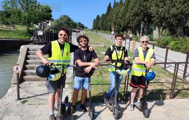Buttigliera, Ventimiglia-Barcellona con i monopattini: impresa Raban Team