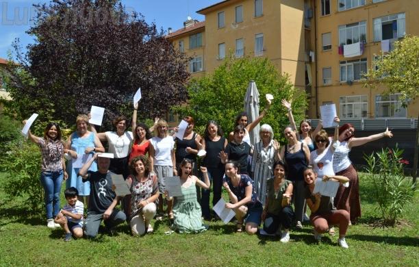 Le insegnanti del Centro Goitre assieme alle colleghe-allievi che hanno partecipato al corso di formazione ‘Insegnare musica ai bambini’