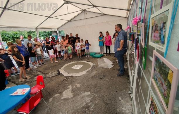 Chiusa S.Michele: un gazebo per maestra Debora