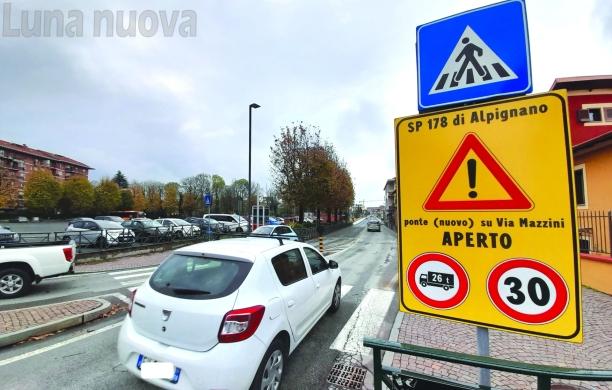 Alpignano: sul ponte riaperto presto arriveranno anche le protezioni