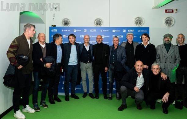 Il regista aviglianese Marco Ponti con la Sampdoria del 1991, protagonista del fil “La bella stagione” (Foto Uc 