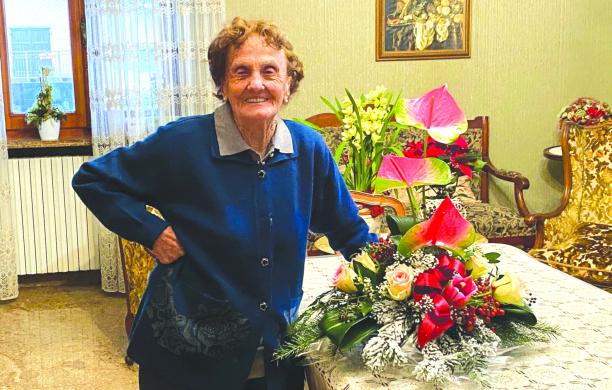 Condove, le 107 primavere di nonna Rina: ora è la più longeva