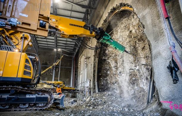 Scavo dell'ingresso del tunnel di base: ieri il via in Francia