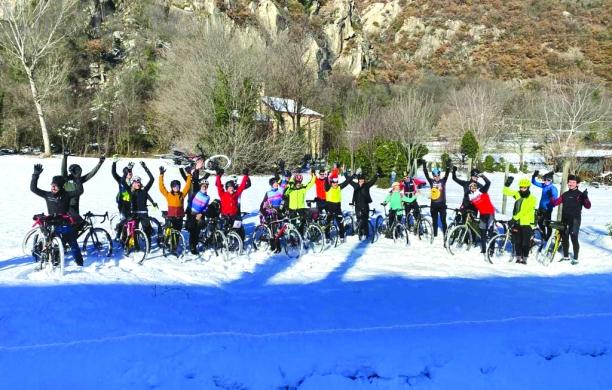 Caprie: oltre 40 ciclisti alla merenda sinoira Gravel
