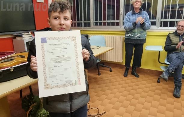 Samuele Naitza, è arrivato il diploma di maturità