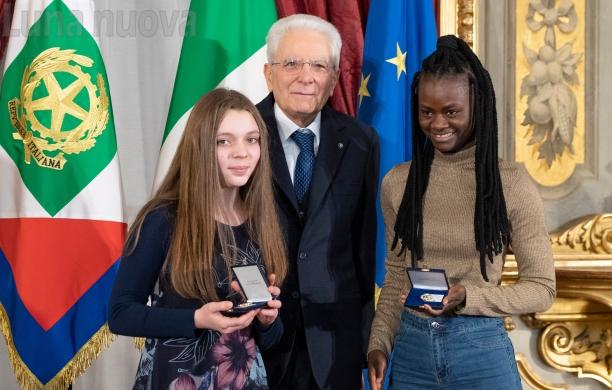 Avigliana-Almese, l’amicizia di Anna Assunta e Sokona encomiata dal Presidente Mattarella