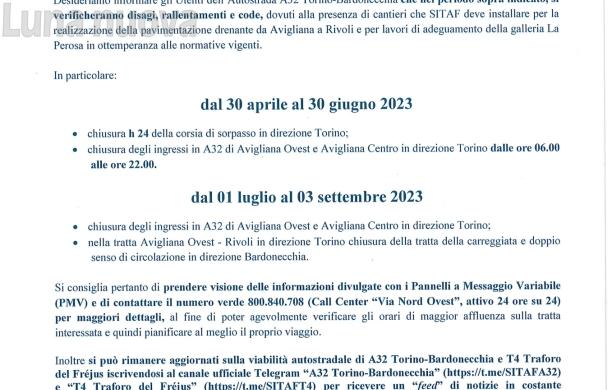 A32 Avigliana-Rivoli, code e disagi: sindaci e automobilisti su tutte le furie