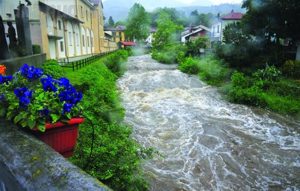 Mini-alluvione: 200-270 mm di pioggia nelle valli alpine