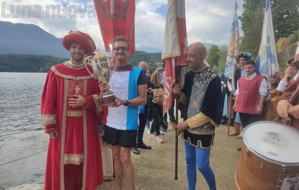 La premiazione del vincitore Erasmo Geusa, Borgo Nuovo