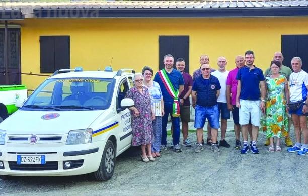 Condove: un nuovo mezzo per la squadra di protezione civile Napoleone Bordoni