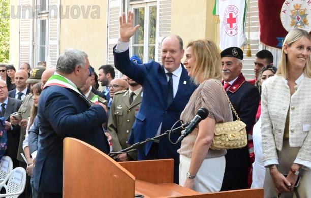 Pianezza, bagno di folla per il Principe Alberto di Monaco
